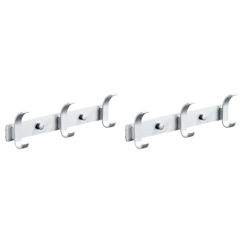 Lisslune | Modern Bathroom Accessories Set Silver/Black Bathroom Accessory Kit