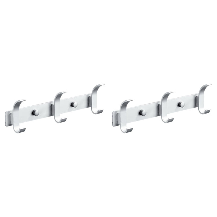 Lisslune | Modern Bathroom Accessories Set Silver/Black Bathroom Accessory Kit