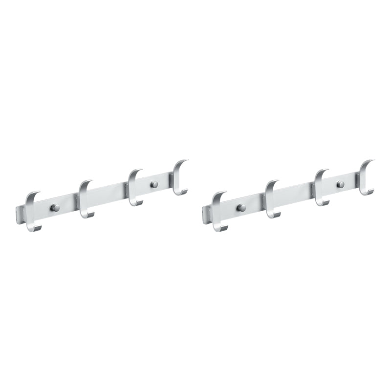 Lisslune | Modern Bathroom Accessories Set Silver/Black Bathroom Accessory Kit