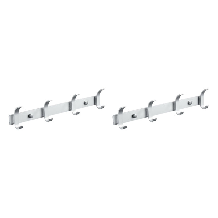 Lisslune | Modern Bathroom Accessories Set Silver/Black Bathroom Accessory Kit