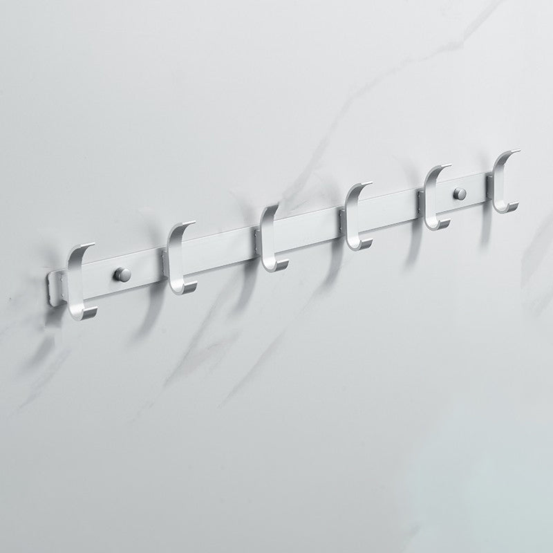 Lisslune | Modern Bathroom Accessories Set Silver/Black Bathroom Accessory Kit
