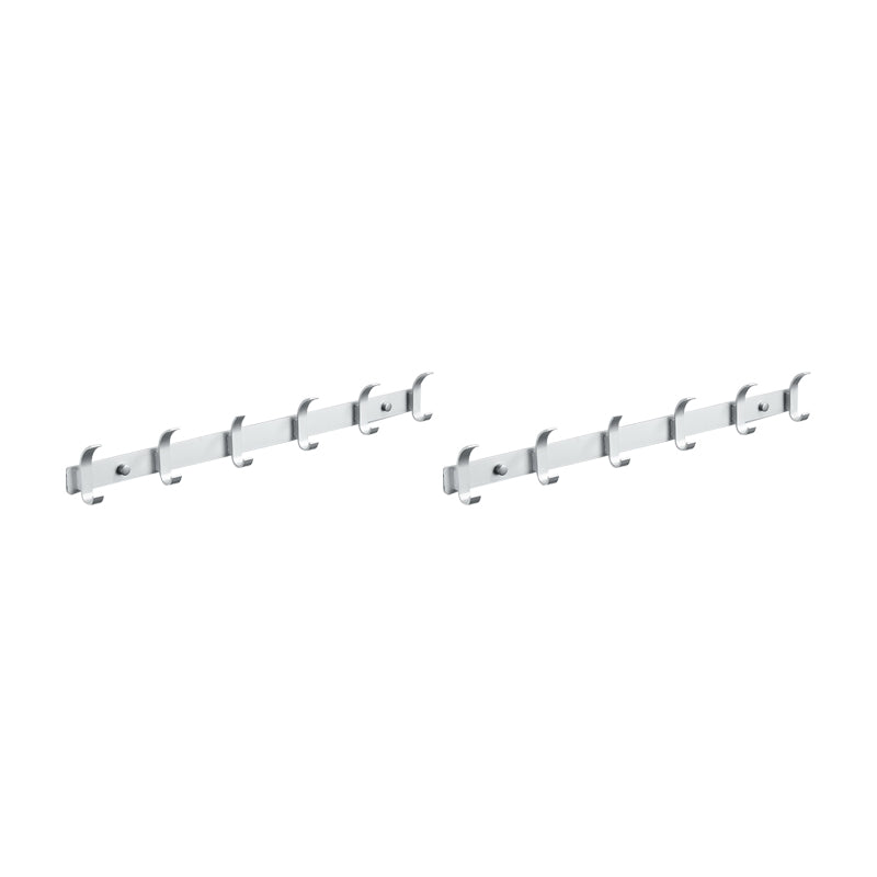 Lisslune | Modern Bathroom Accessories Set Silver/Black Bathroom Accessory Kit