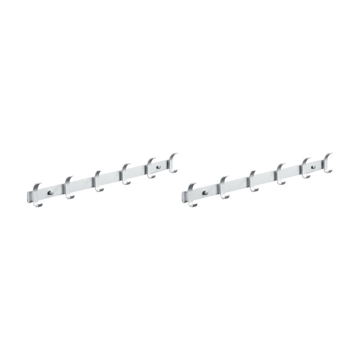 Lisslune | Modern Bathroom Accessories Set Silver/Black Bathroom Accessory Kit