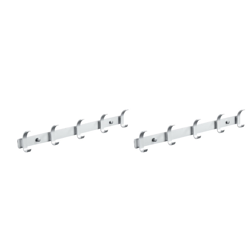 Lisslune | Modern Bathroom Accessories Set Silver/Black Bathroom Accessory Kit