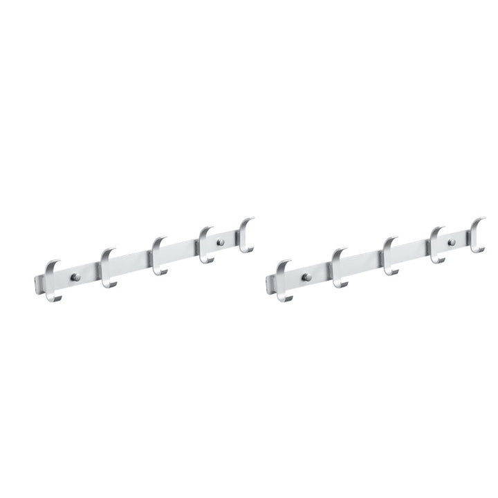 Lisslune | Modern Bathroom Accessories Set Silver/Black Bathroom Accessory Kit