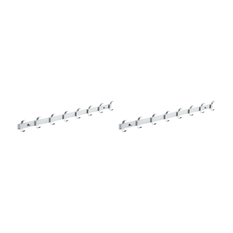 Lisslune | Modern Bathroom Accessories Set Silver/Black Bathroom Accessory Kit