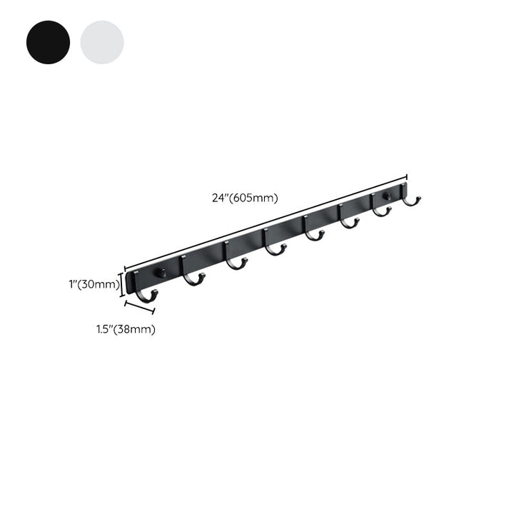 Lisslune | Modern Bathroom Accessories Set Silver/Black Bathroom Accessory Kit