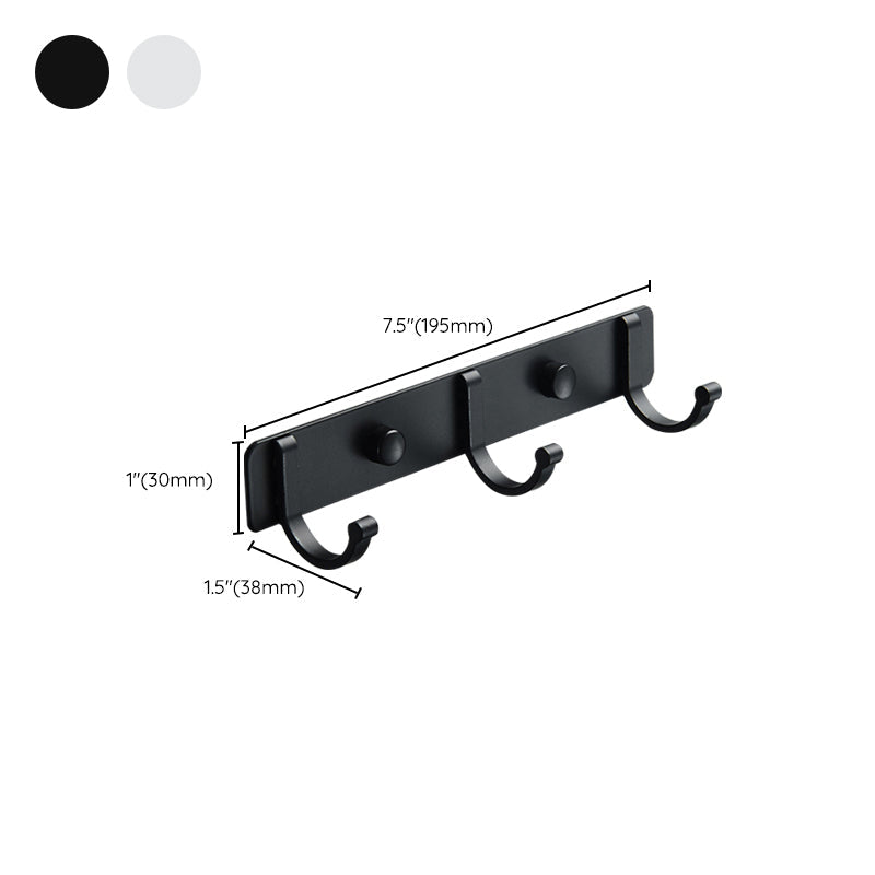 Lisslune | Modern Bathroom Accessories Set Silver/Black Bathroom Accessory Kit