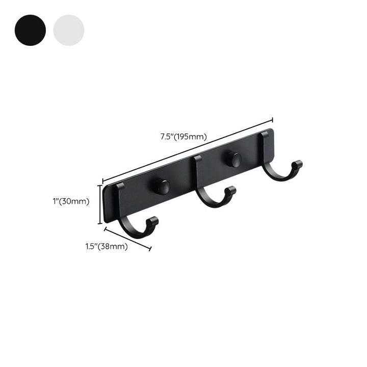 Lisslune | Modern Bathroom Accessories Set Silver/Black Bathroom Accessory Kit