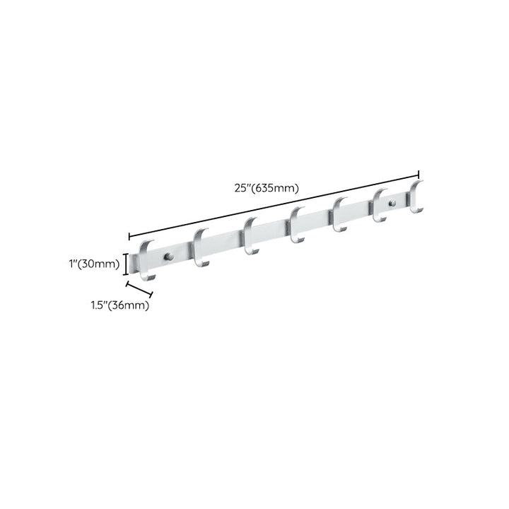Lisslune | Modern Bathroom Accessories Set Silver/Black Bathroom Accessory Kit