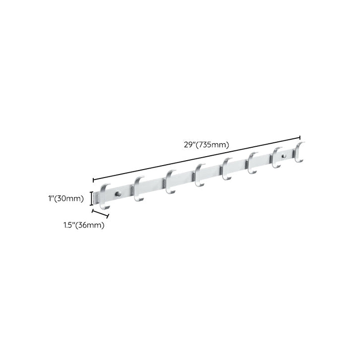 Lisslune | Modern Bathroom Accessories Set Silver/Black Bathroom Accessory Kit