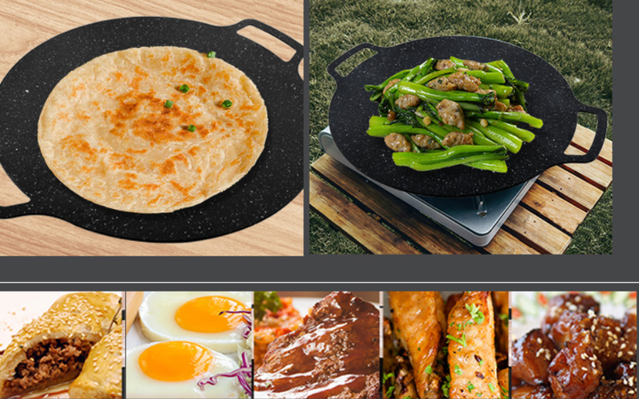 Lisslune | Multi-function Medical Sone Grill Pan Non-stick Pan