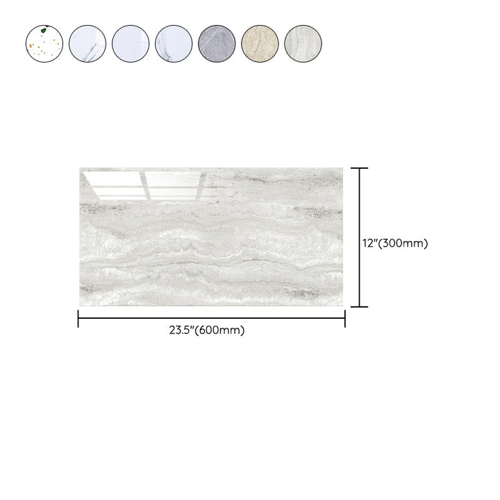 Lisslune | Contemporary Wallpaper Modern Style Bathroom Wallpaper with Rectangular Shape