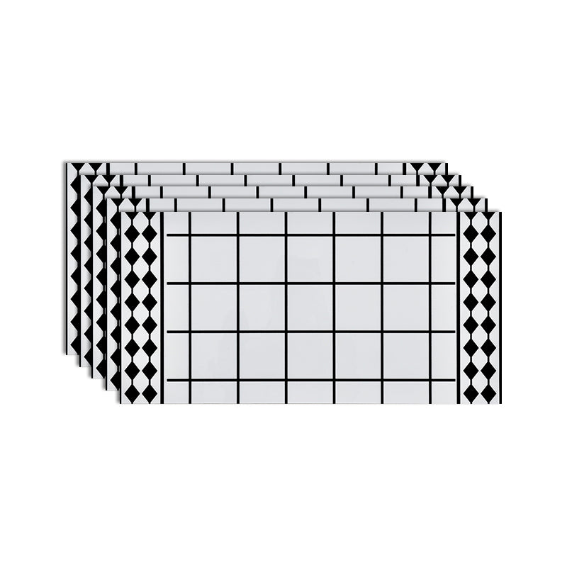 Lisslune | Modern Style Wallpaper Kitchen Single Tile Wallpaper with Rectangular Shape