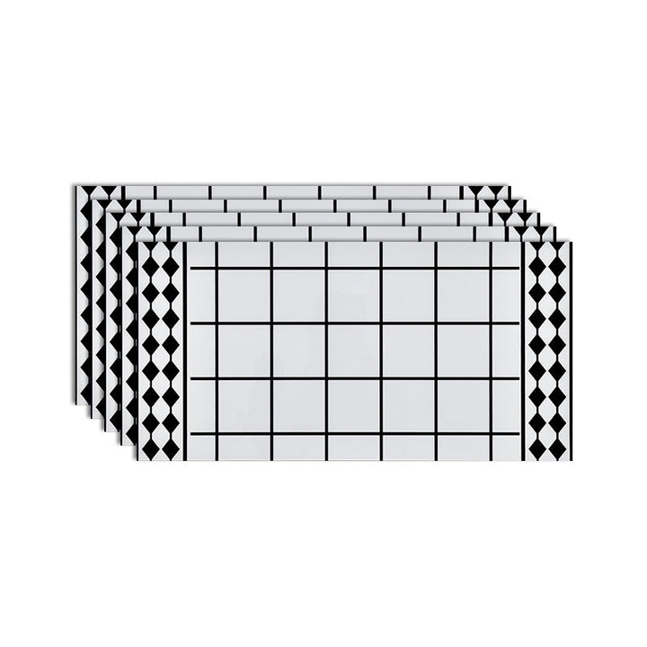 Lisslune | Modern Style Wallpaper Kitchen Single Tile Wallpaper with Rectangular Shape