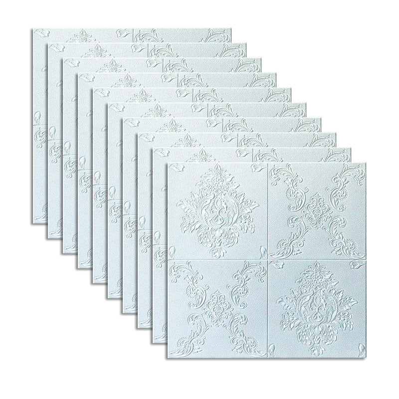 Lisslune | Glam Style Foam Wall Panel Living Room 3D Embossed Waterproof Wall Panel