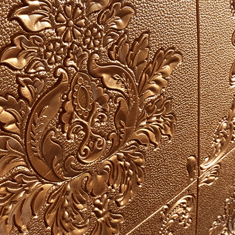 Lisslune | Glam Style Foam Wall Panel Living Room 3D Embossed Waterproof Wall Panel