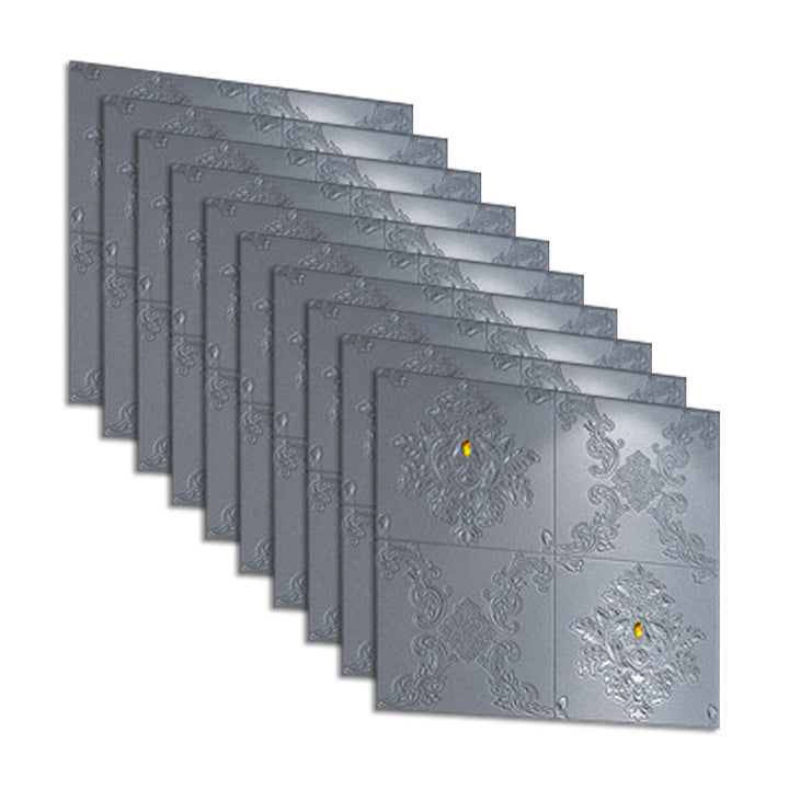 Lisslune | Glam Style Foam Wall Panel Living Room 3D Embossed Waterproof Wall Panel