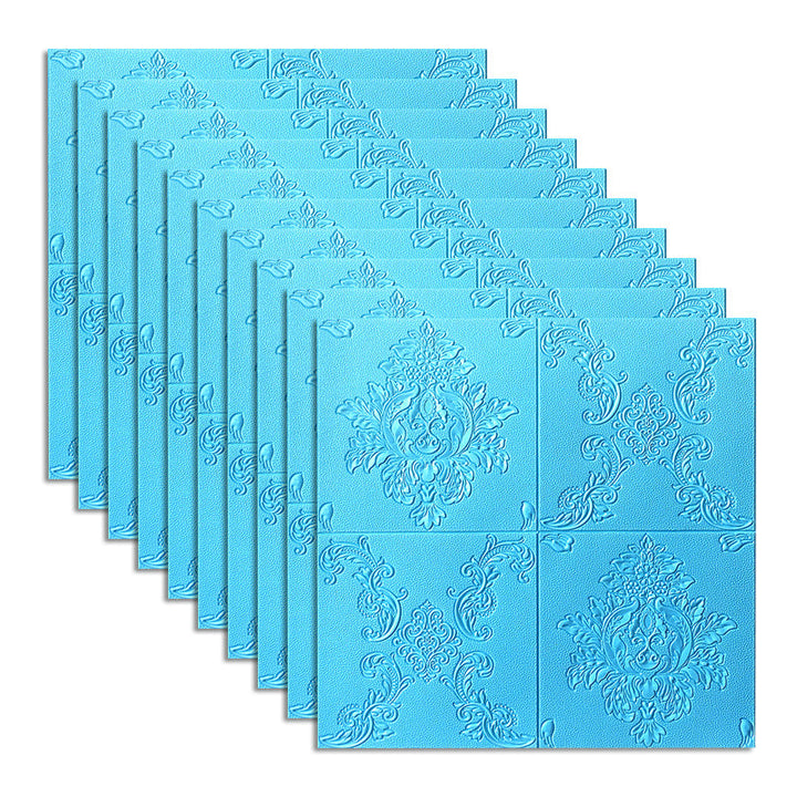 Lisslune | Glam Style Foam Wall Panel Living Room 3D Embossed Waterproof Wall Panel