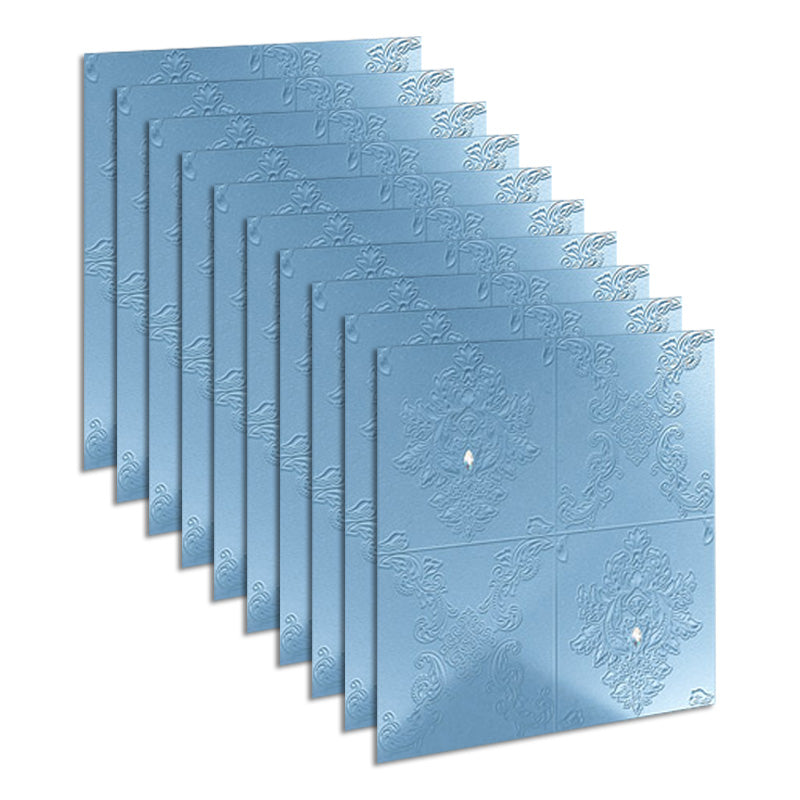 Lisslune | Glam Style Foam Wall Panel Living Room 3D Embossed Waterproof Wall Panel