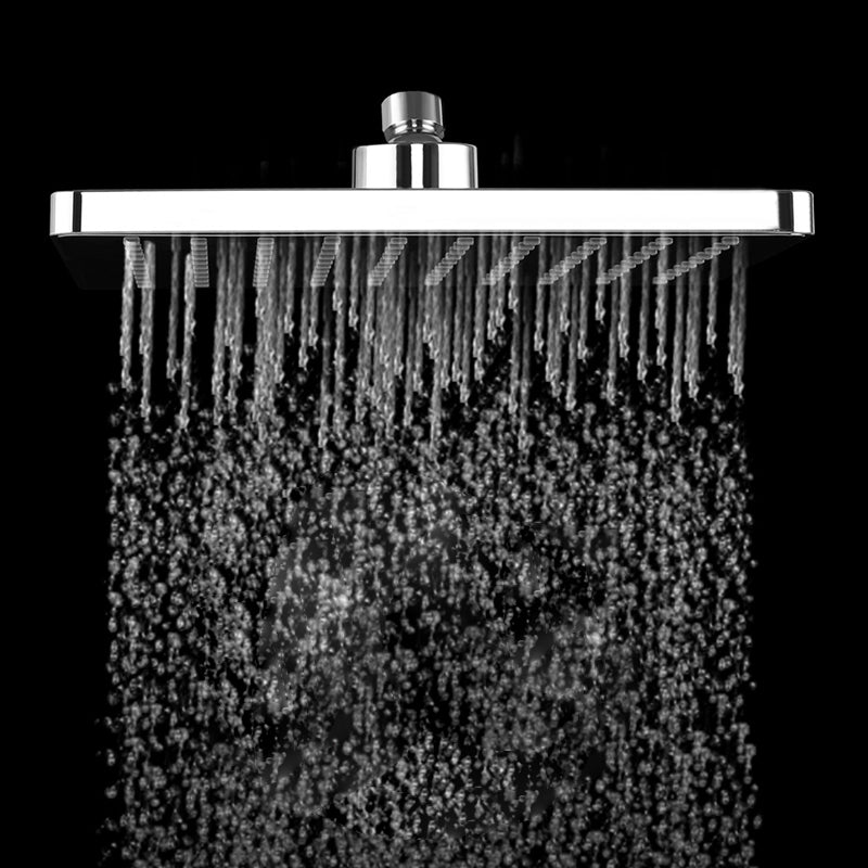 Lisslune | Bathroom Shower Head Square Ceiling Mounted Rain Shower Fixed Shower Head