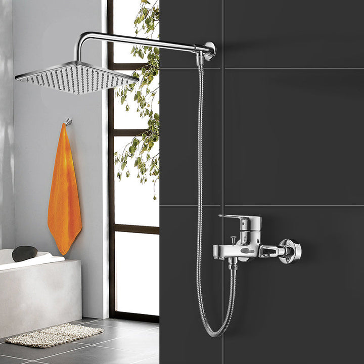 Lisslune | Contemporary Style Shower Head Bathroom Fixed Shower Head with Round and Square Shape