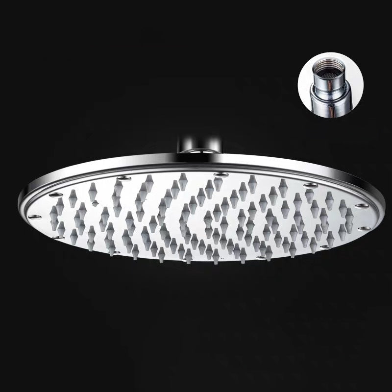 Lisslune | Contemporary Style Shower Head Bathroom Fixed Shower Head with Round and Square Shape