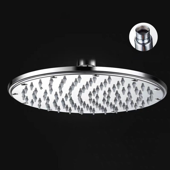 Lisslune | Contemporary Style Shower Head Bathroom Fixed Shower Head with Round and Square Shape