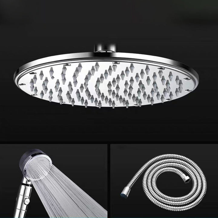 Lisslune | Contemporary Style Shower Head Bathroom Fixed Shower Head with Round and Square Shape