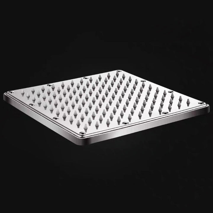 Lisslune | Contemporary Style Shower Head Bathroom Fixed Shower Head with Round and Square Shape