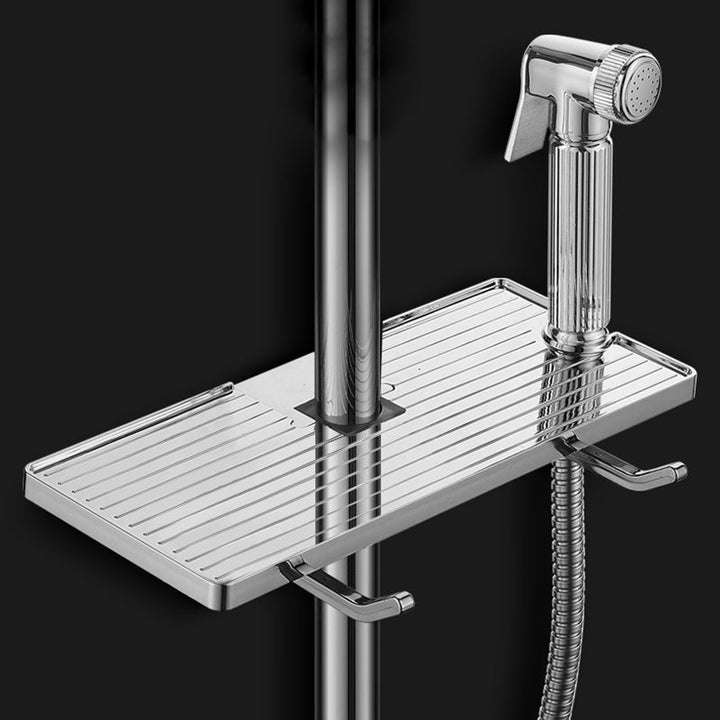 Lisslune | Contemporary Style Shower Head Bathroom Fixed Shower Head with Round and Square Shape