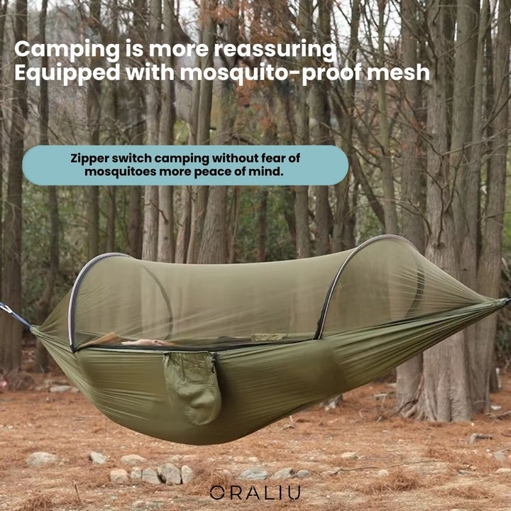 Lisslune | Hammock with Integrated Mosquito Net – Ultimate Outdoor Protection