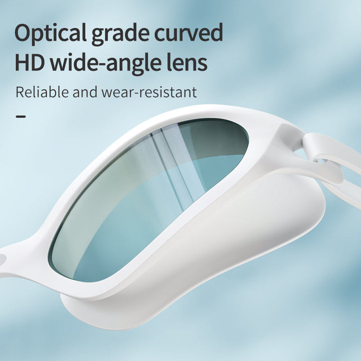Lisslune | Professional anti-fog swim goggles with UV protection and adjustable silicone strap