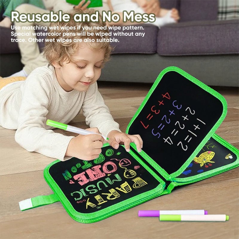 Lisslune | Portable erasable graffiti sketchbook