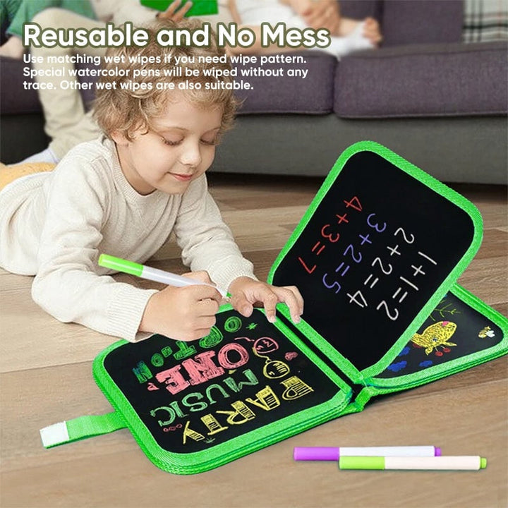 Lisslune | Portable erasable graffiti sketchbook