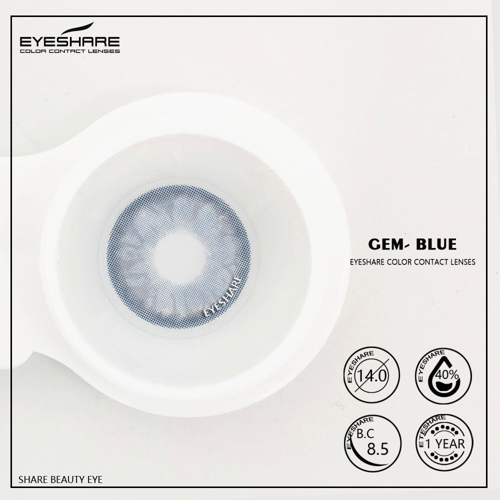 Rynx Gem Blue 14.0mm 1 Pair | 1 Year