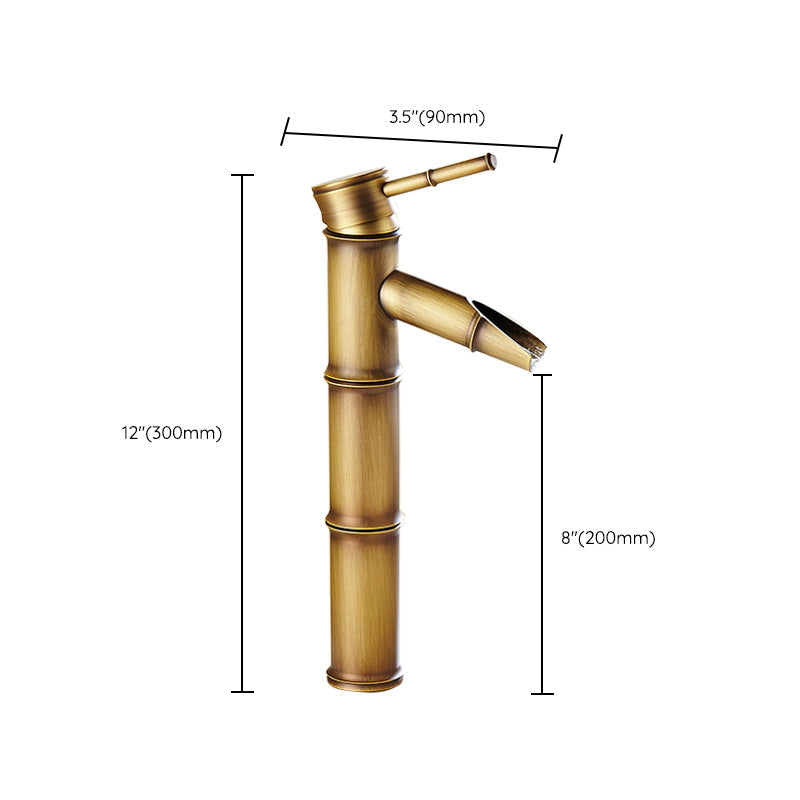 Lisslune | Country House Style Single Hole Sink Faucet with a Lever Handle