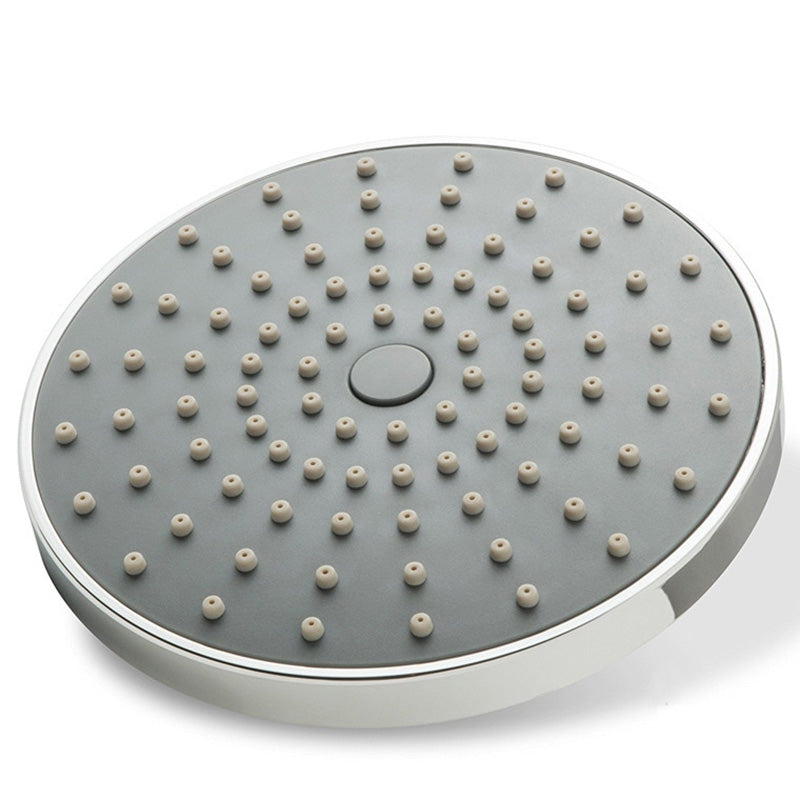 Lisslune | Round Fest Shower Head Silver Single Jet Wall Mounted Shower Head