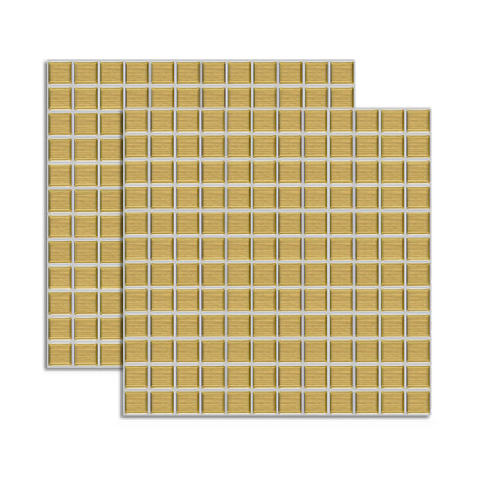 Lisslune | Peel & Stick Mosaic Tile Square Plastic Waterproof Peel and Stick Tiles for the Kitchen