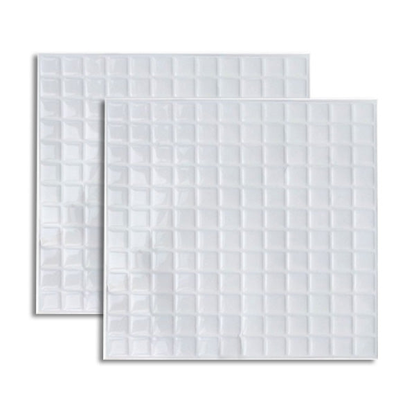 Lisslune | Peel & Stick Mosaic Tile Square Plastic Waterproof Peel and Stick Tiles for the Kitchen
