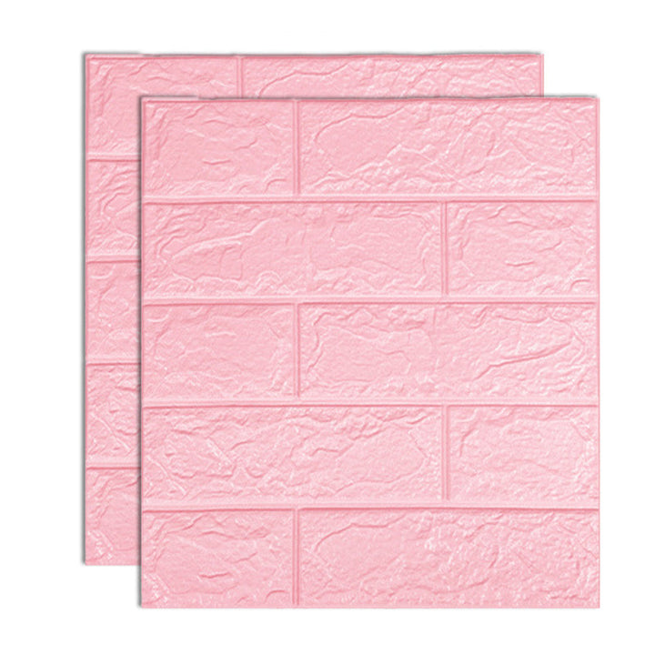 Lisslune | Industrial Wall Paneling Peel and Stick Wood Look Design Waterproof Foam Wall Paneling