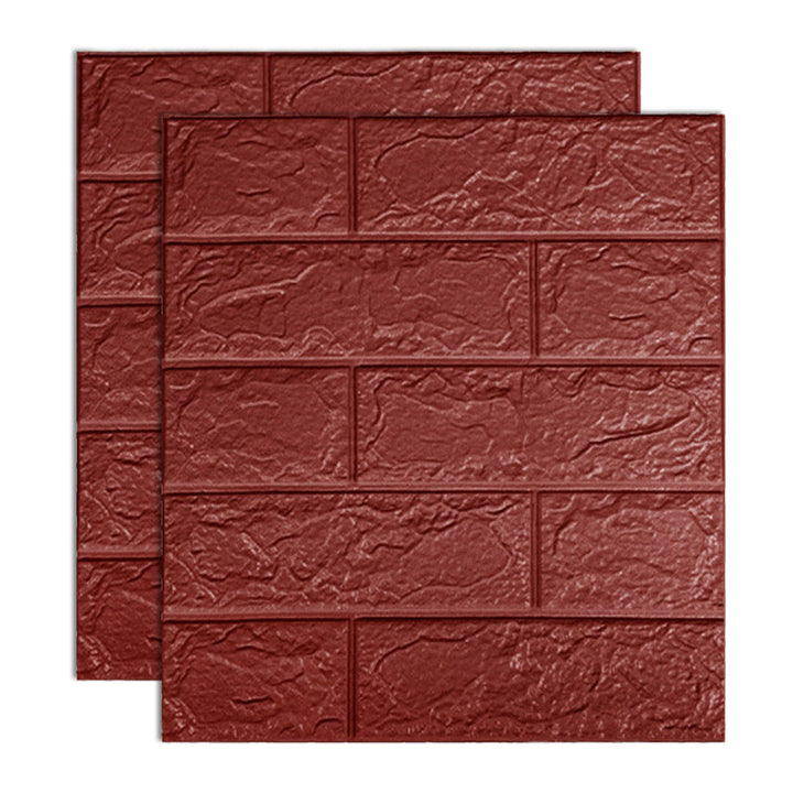 Lisslune | Industrial Wall Paneling Peel and Stick Wood Look Design Waterproof Foam Wall Paneling