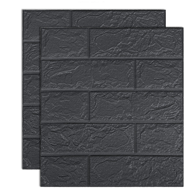 Lisslune | Industrial Wall Paneling Peel and Stick Wood Look Design Waterproof Foam Wall Paneling