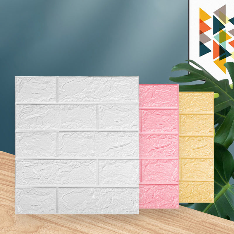 Lisslune | Industrial Wall Paneling Peel and Stick Wood Look Design Waterproof Foam Wall Paneling