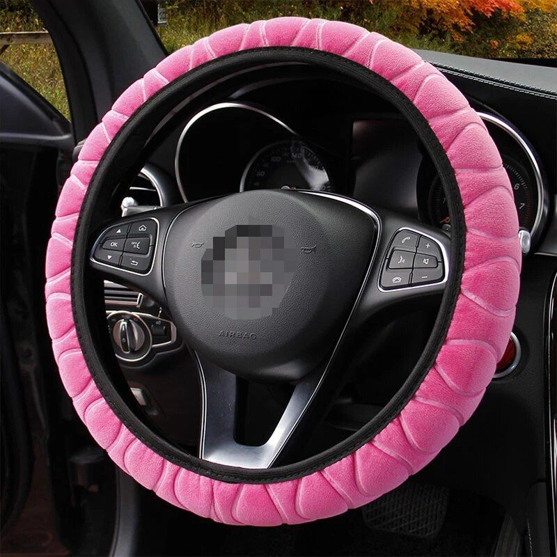Lisslune | Soft Winter Warm Plush Steering Wheel Cover