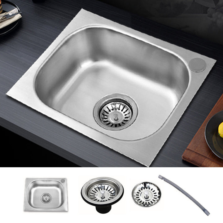 Lisslune | Modern Style Kitchen Sink Dirt Resistant Vanity Kitchen Sink with Drain Kit