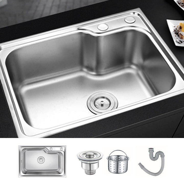 Lisslune | Modern Style Kitchen Sink Dirt Resistant Vanity Kitchen Sink with Drain Kit