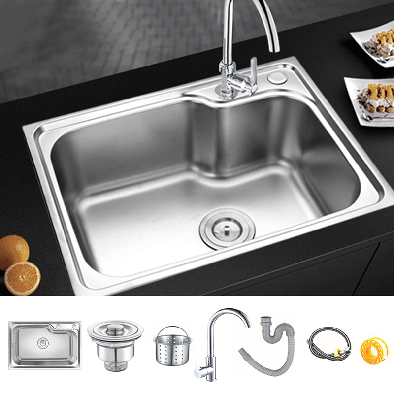 Lisslune | Modern Style Kitchen Sink Dirt Resistant Vanity Kitchen Sink with Drain Kit