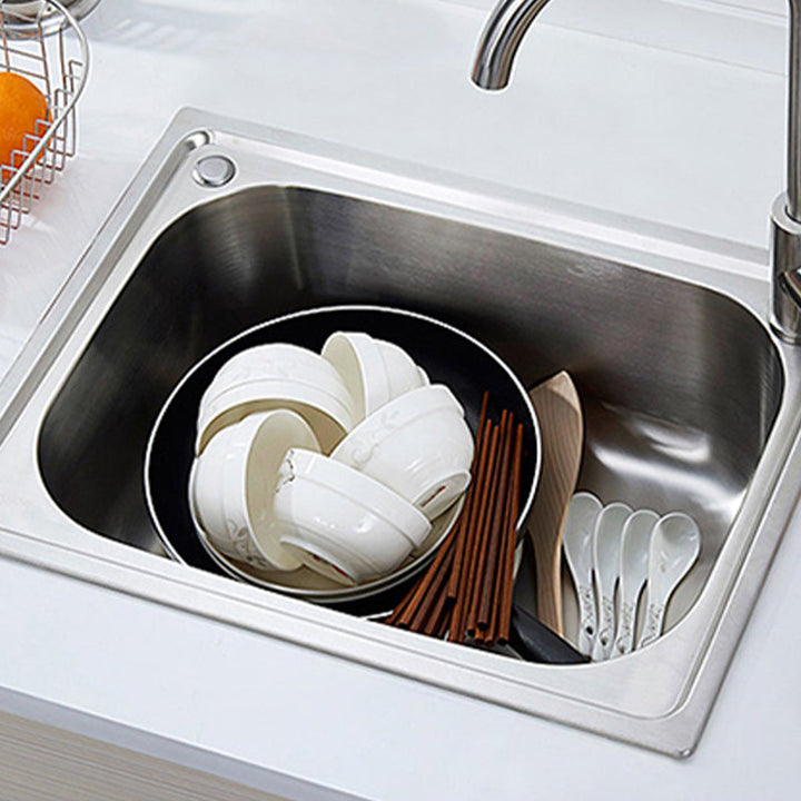 Lisslune | Modern Style Kitchen Sink Dirt Resistant Vanity Kitchen Sink with Drain Kit