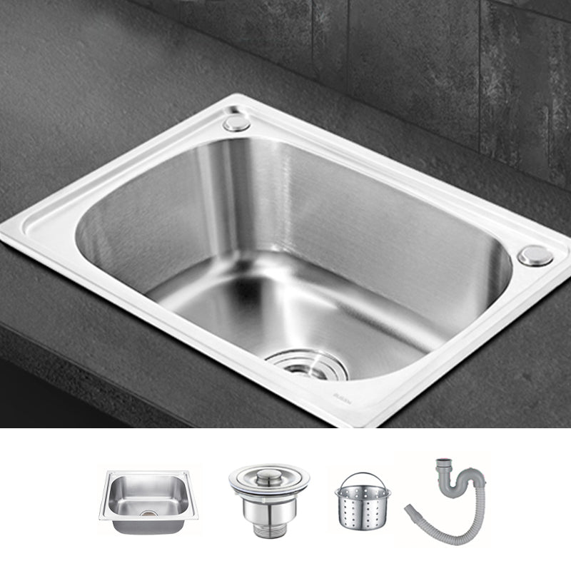 Lisslune | Modern Style Kitchen Sink Dirt Resistant Vanity Kitchen Sink with Drain Kit